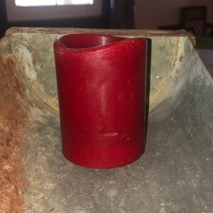 Battery operated (NOT timer) pillar candle